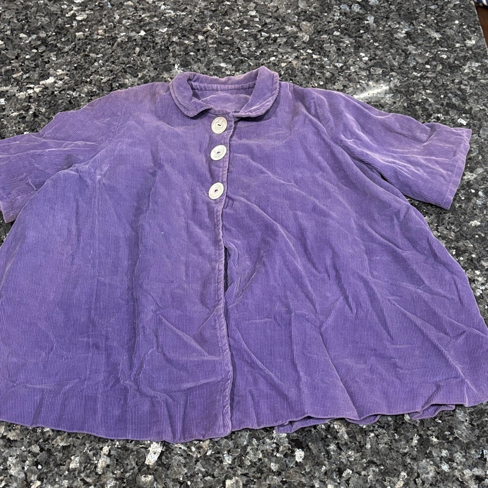 Purple Button-Up Top
